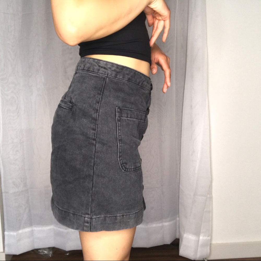 SOLD Free People button up skirt - Picture 3 of 8